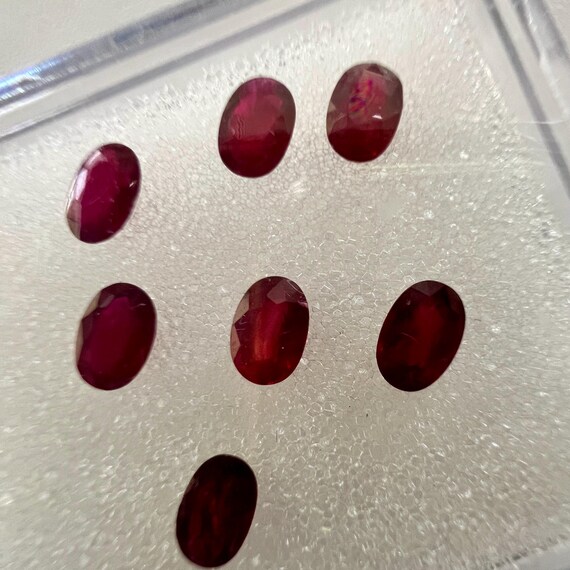 Natural unheated untreated earth mined ruby oval … - image 9