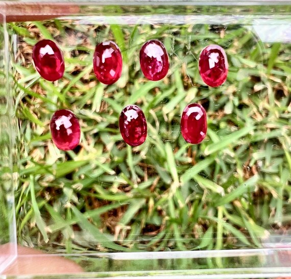 Natural unheated untreated earth mined ruby oval … - image 8