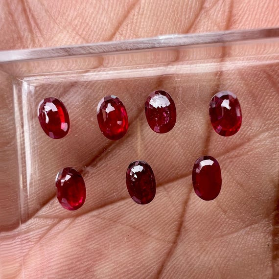 Natural unheated untreated earth mined ruby oval … - image 4