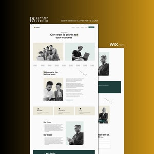 Wix Template - Company/Agency Landing Page Premium Template