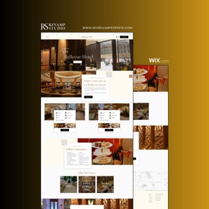Wix Template - Hotel Landing Page Premium Template