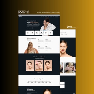 Wix Template - Beauty Clinic Landing Page Premium Template