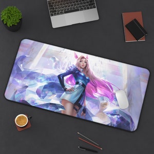 Ahri Lol XXL Mouse Pad All Skins, Ahri Gaming Gamer Mouse Pad, Ahri
