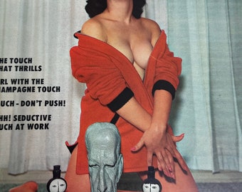 Vintage 1958 Touch Mens Magazine  Pin Ups