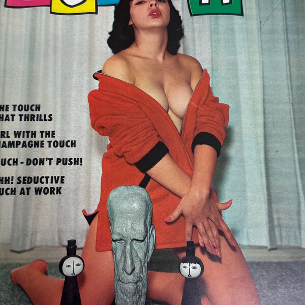 Vintage 1958 Touch Mens Magazine  Pin Ups