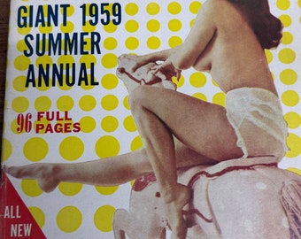 Vintage Mermaid Riesen 1959 Summer Jahresheft Vintage Pin Ups