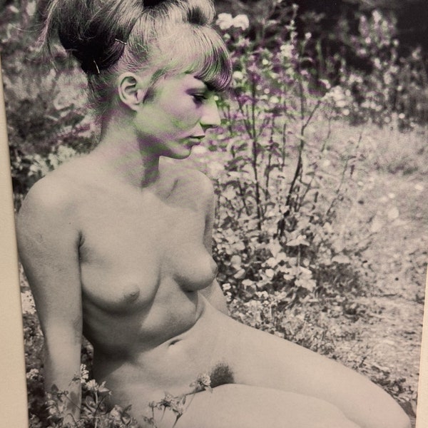 Vintage 1965 German Nude Photo Gravure