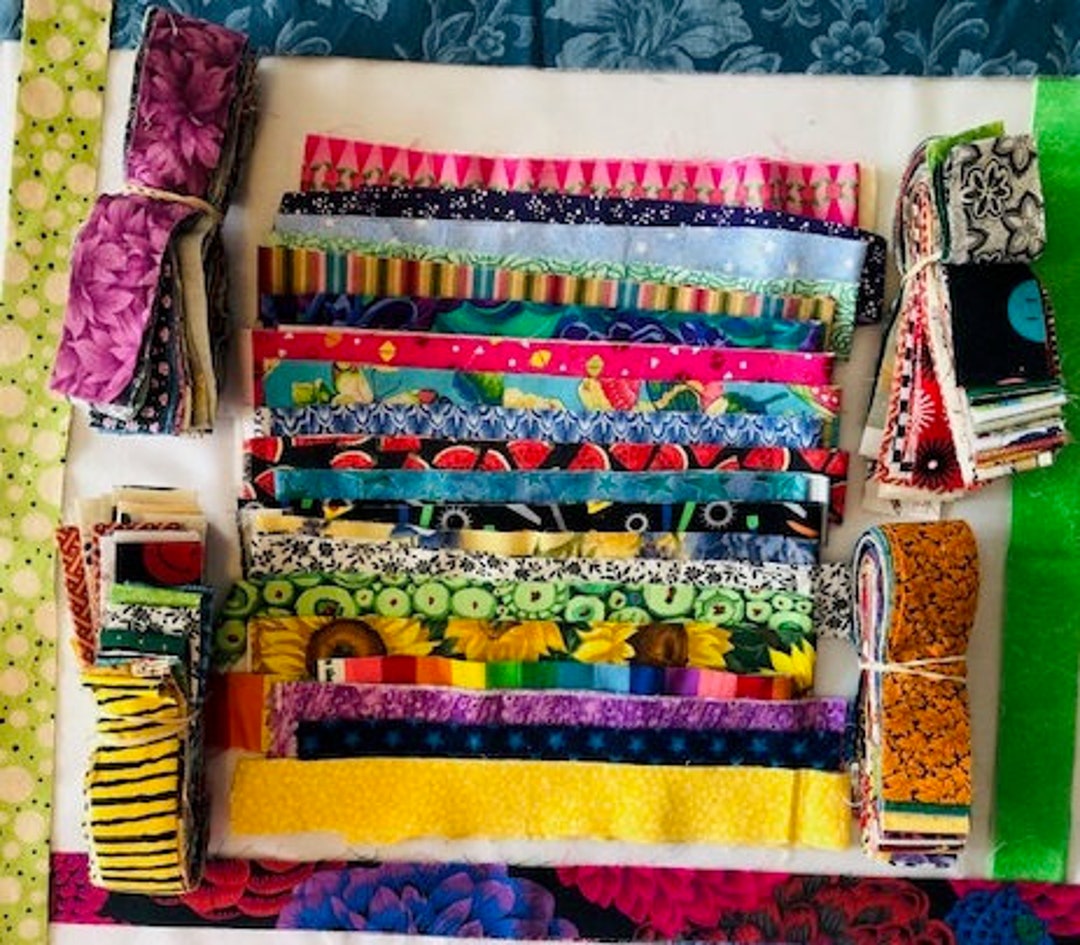 Halfsies A Halfpack of 1.5 Inch WOF Quilting Cotton Scraps for the