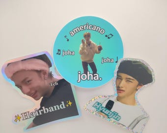 Stray Kids Hyunjin Meme Stickers