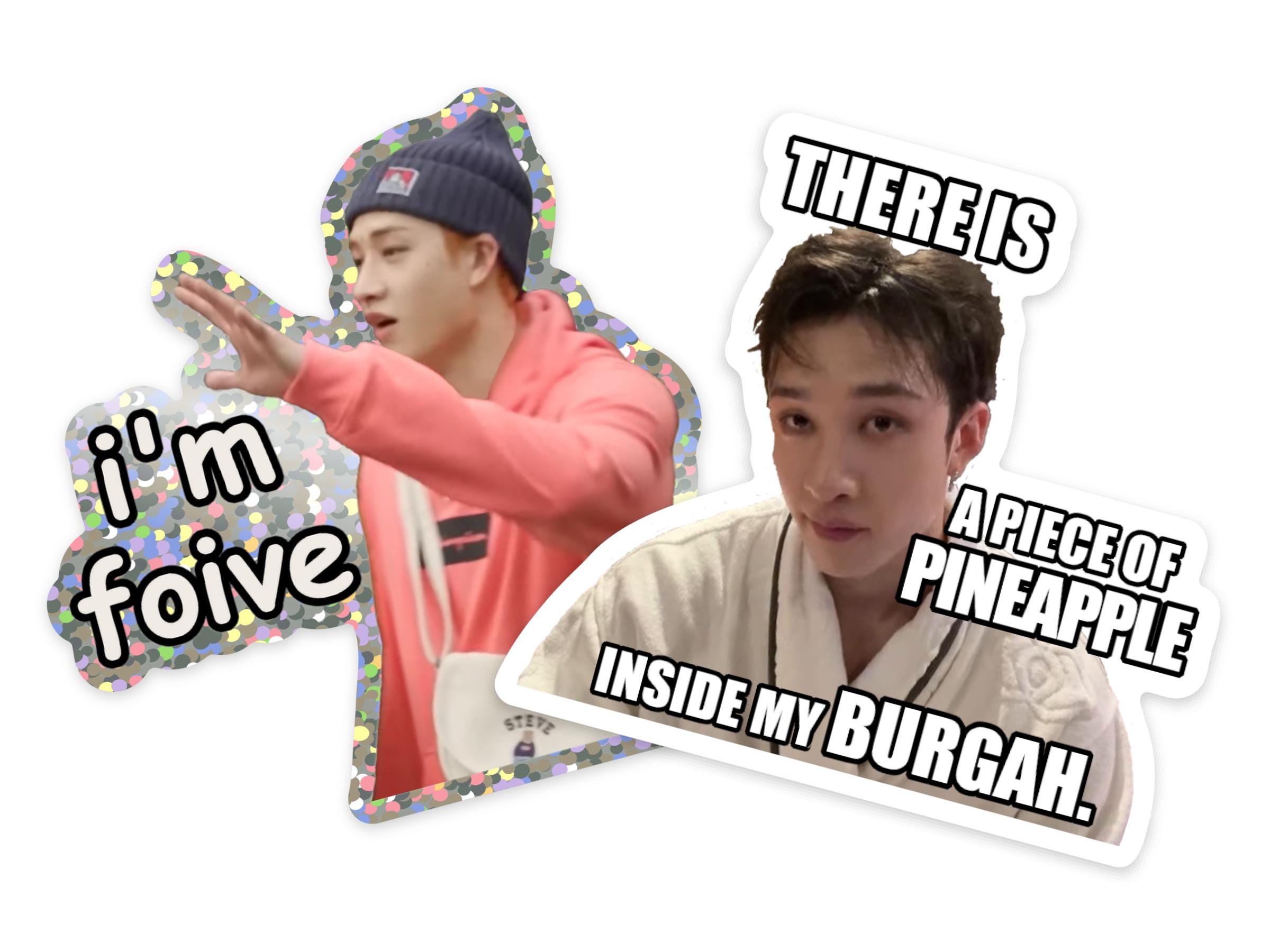Stray Kids Bang Chan Meme Stickers