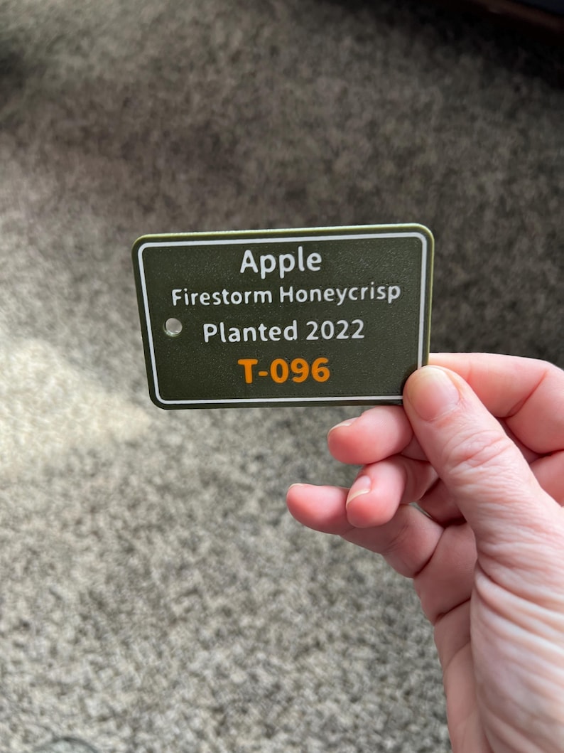 Custom Heavy-duty Outdoor Tree ID Tags • Durable PETG Plant Markers 3D ...