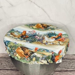 Bowl Covers Cotton Bowl Covers Eco Friendly Bowl Covers Reusable Bowl Covers Reversible Bowl Cover Reusable Kitchenaid Cover Sourdough Cover