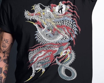Unisex Kiryu Kazuma - Dragon of Dojima Yakuza Rock Bottom Dragon Gaming Quote T-Shirt, Japanese Videogame Shirt
