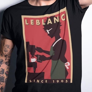 Unisex Unisex P5 Royal Cafe LeBlanc Anime T-Shirt, Gaming Shirt
