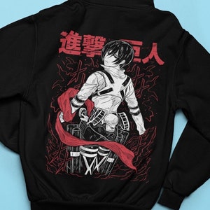 Anime Vintage Special Unisex Hoodie, Anime Manga Shirt, Anime Shirt, Anime Lovers Shirt, Graphic Anime Tee, Manga Shirt, Back View