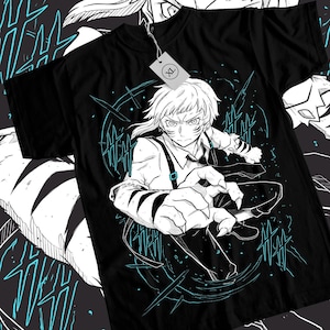 UNISEX - Anime Tshirt, Manga Lover Shirt, Graphic Tee, Otaku Ropa, Clothing Merch Gift