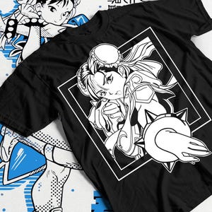 Unisex Chun Li Portrait Super Turbo Premium Unisex T-shirt.