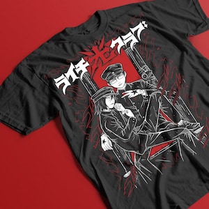 Unisex Horror Manga Creepy Girl T-Shirt, Dark Anime Gothic T-Shirt