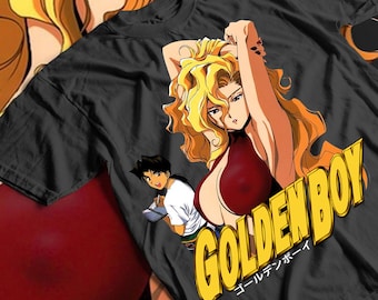【アニメTee】GOLDEN BOY/ゴールデンボーイ 半袖Tシャツ ブラック アニメTee】GOLDEN BOY/ゴールデンボーイ 半袖Tシャツ ブラック