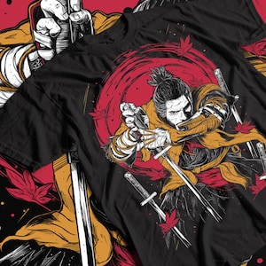 Camicie Manga Camicie Anime Love T-shirt speciale vintage Unisex Samurai Videogioco Anime