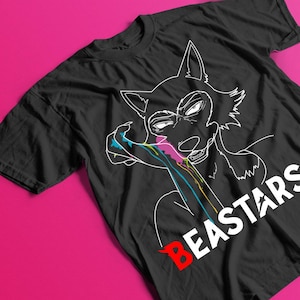 UNISEX - Anime Beastars Tshirt, Manga Lover Shirt, Graphic Tee, Otaku Ropa, Clothing Merch Gift