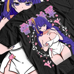 Uniseks anime-manga waifu-trui cadeau-shirt anime-T-shirt, manga waifu-shirt
