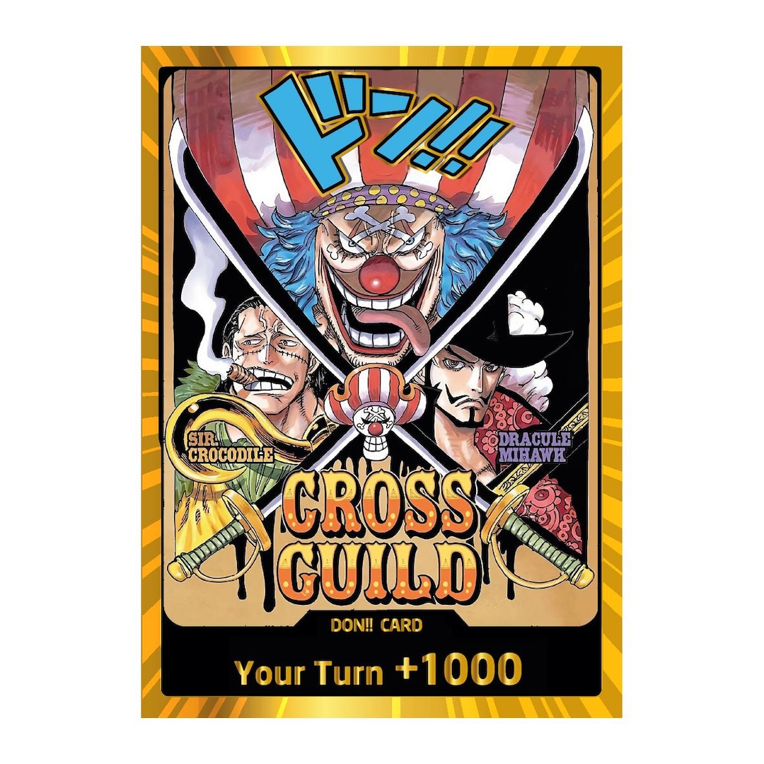 Set of 10 Don Cards – Cross Guild - Baggy Crocodile Mihawk
