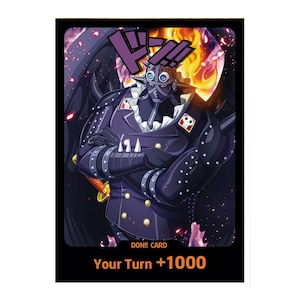 Set of 10 Custom Don!! Cards –  King – Collector Series 1 – Black Border + Gold Foil text & Holographic – Inspired Fan Art TCG