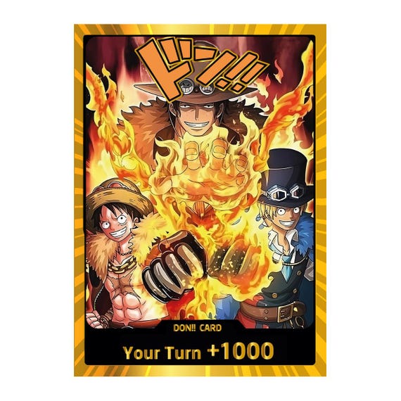 寄付!!カード10枚セット – エース ルフィ サボ – カスタムワンピース