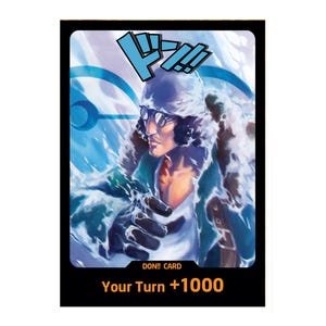 Set of 10 Custom Don!! Cards –  Kuzan - Aokiji – Collector Series 1 – Black Border + Gold Foil text & Holographic – Inspired Fan Art TCG