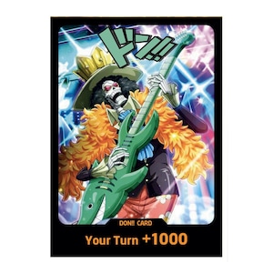 10er-Set Custom Don!! Karten – Brook – Collector Series 1 – Schwarzer Rand + Goldfolientext & Holografisch – Inspiriertes Fan Art TCG