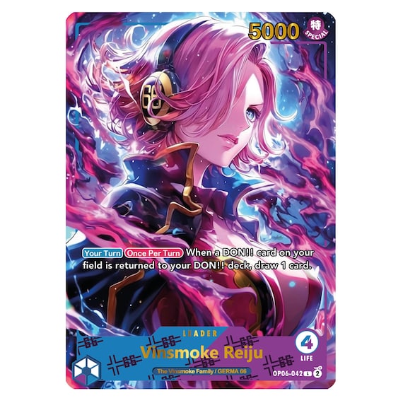 one piece tcg reiju deck [AC-01] Vol.1 Vinsmoke (Japanese Exclusive)  Card Piece Listed cards may have imperfections. Vinsmoke Reiju OP06-042 | One