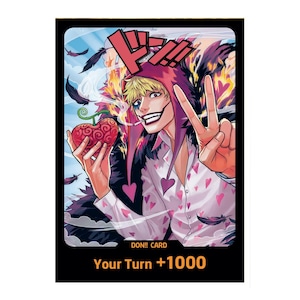 Set of 10 Custom Don!! Cards – Don Quichotte Rosinante – Collector Series 1 – Black Border + Gold Foil & Holographic – Inspired Fan Art TCG
