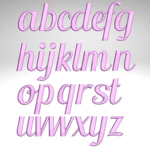 Fuente de bordado Blenda Script: elegante y robusta fuente de escritura para bordado a máquina en formato .PES