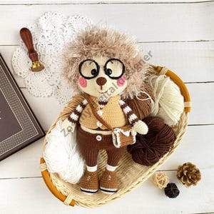 Fidget Hedgehog Crochet |Crochet Fidget Toy | Fidget Crochet Pattern | Crochet Market Prep with Glasses -PDF Pattern+Video Tutorials
