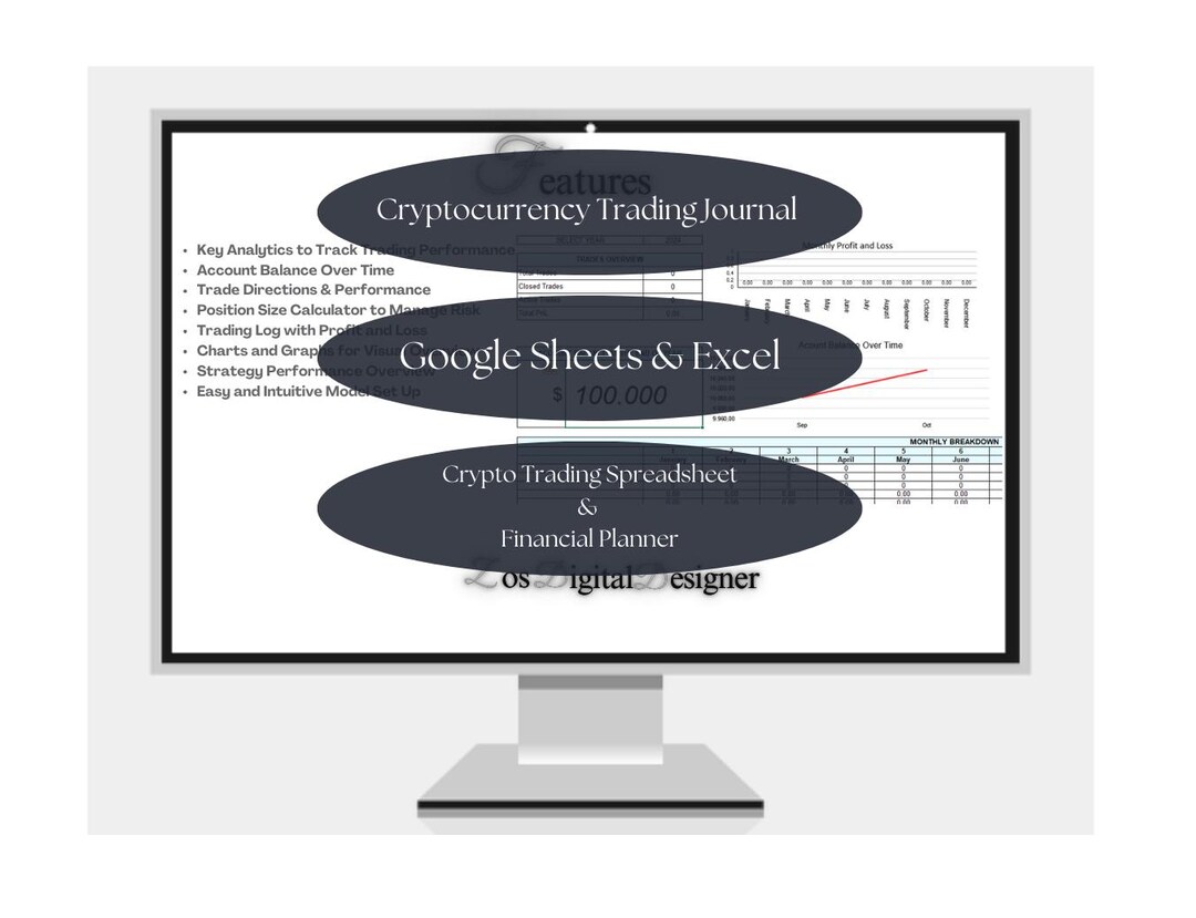 Cryptocurrency Trading Journal | Google Sheets & Excel Crypto Trading  Spreadsheet E Financial Planner | | Excel Budget Planning Template - Etsy