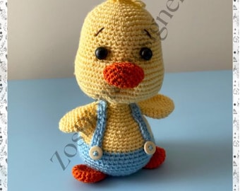 Duck Crochet Pattern | Crochet Pattern Duck | Amigurumi Pattern | Duck Pattern | Cute Crochet Pattern | Digital Pattern Digital | 20 cm Doll