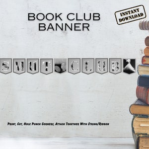 Printable Smut Club Banner/ digital book club banner/ smut/ romance novels
