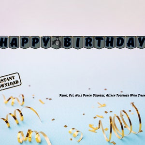 Gorilla Tag Birthday Banner/ Printable birthday banner/ G-tag/ hasp birthday banner/ gorilla tag/ Vr