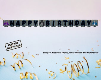 Gorilla Tag Birthday Banner/ Printable birthday banner/ G-tag/ hasp birthday banner/ gorilla tag/ Vr