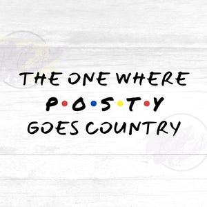 Aquele em que Posty vira country PNG/ Download instantâneo/ Posty/ Post Malone PNG/ música country/ post malone vira country