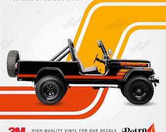 Cj8 Decals & Stripes Vinyl Graphics Kit (1983-1984)