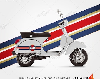 Royal Harmony Vinyl Decal & Stripe Kit for Vespa