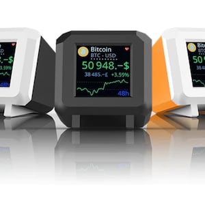 Desktop Crypto Currency LCD Tracker Desk Display,more than 5,000 coins and 60 fiat currencies.No Subscribe