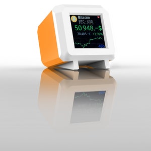 Desktop Crypto Currency LCD Tracker Desk Display,more than 5,000 coins and 60 fiat currencies.No Subscribe