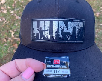 Hunting Snapback Hat – Bow & Rifle Hunter Gift, Deer Hunter Hat, Bear Hunting Cap for Outdoorsmen