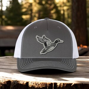 Duck hunting hat gift for hunter, duck hunter gift for Dad hunting Men&#39;s hat, Duck hunter, Duck hunting patch hat, Men&#39;s gift hunter