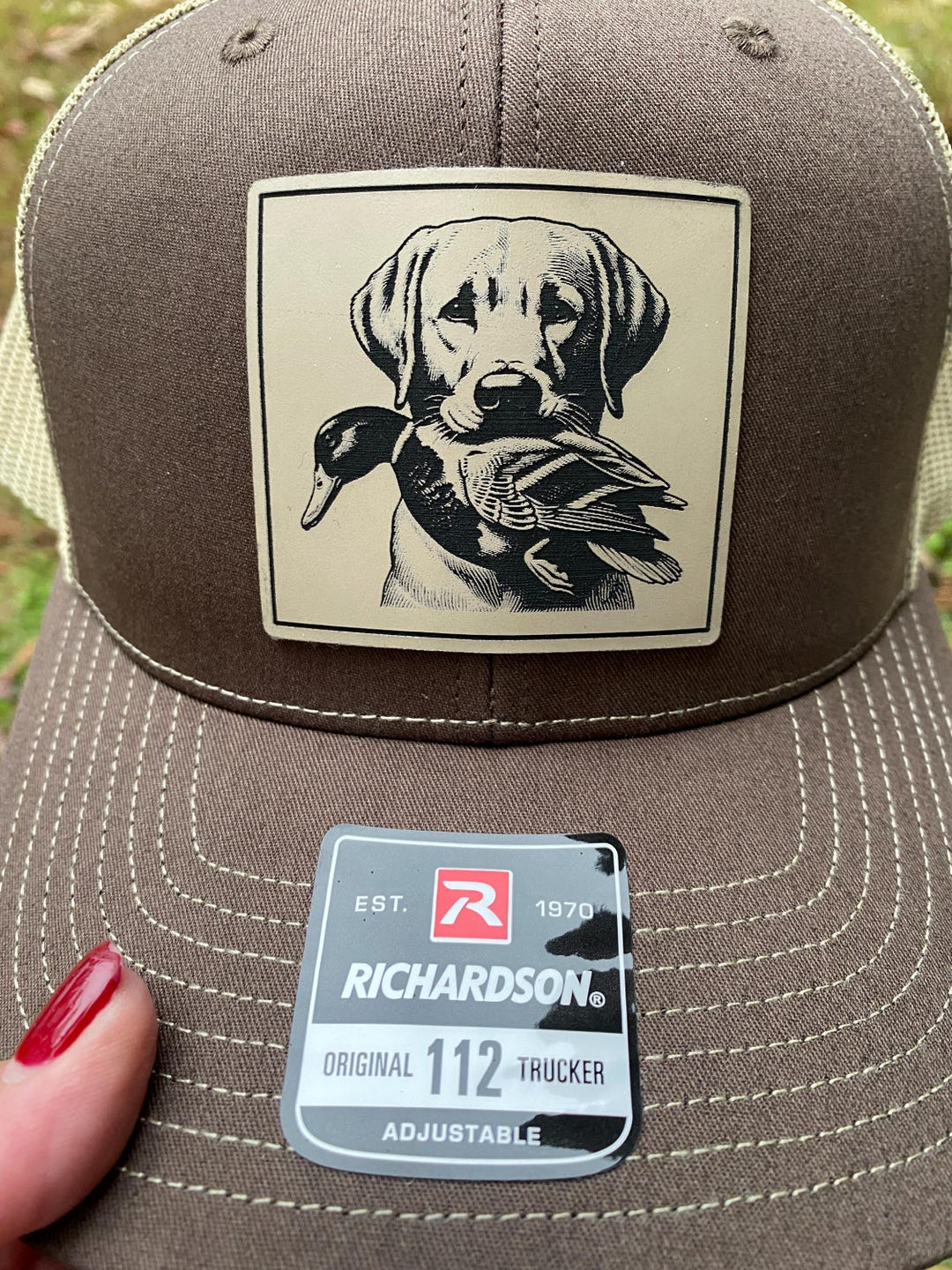 Hunting Dog Hat Yellow Labrador Retriever Gift for Duck Hunter Hat ...