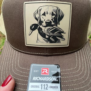 hunting dog hat yellow labrador retriever gift for duck hunter hat custom gift for hunter hat for Men duck hunting dog gift for Dad