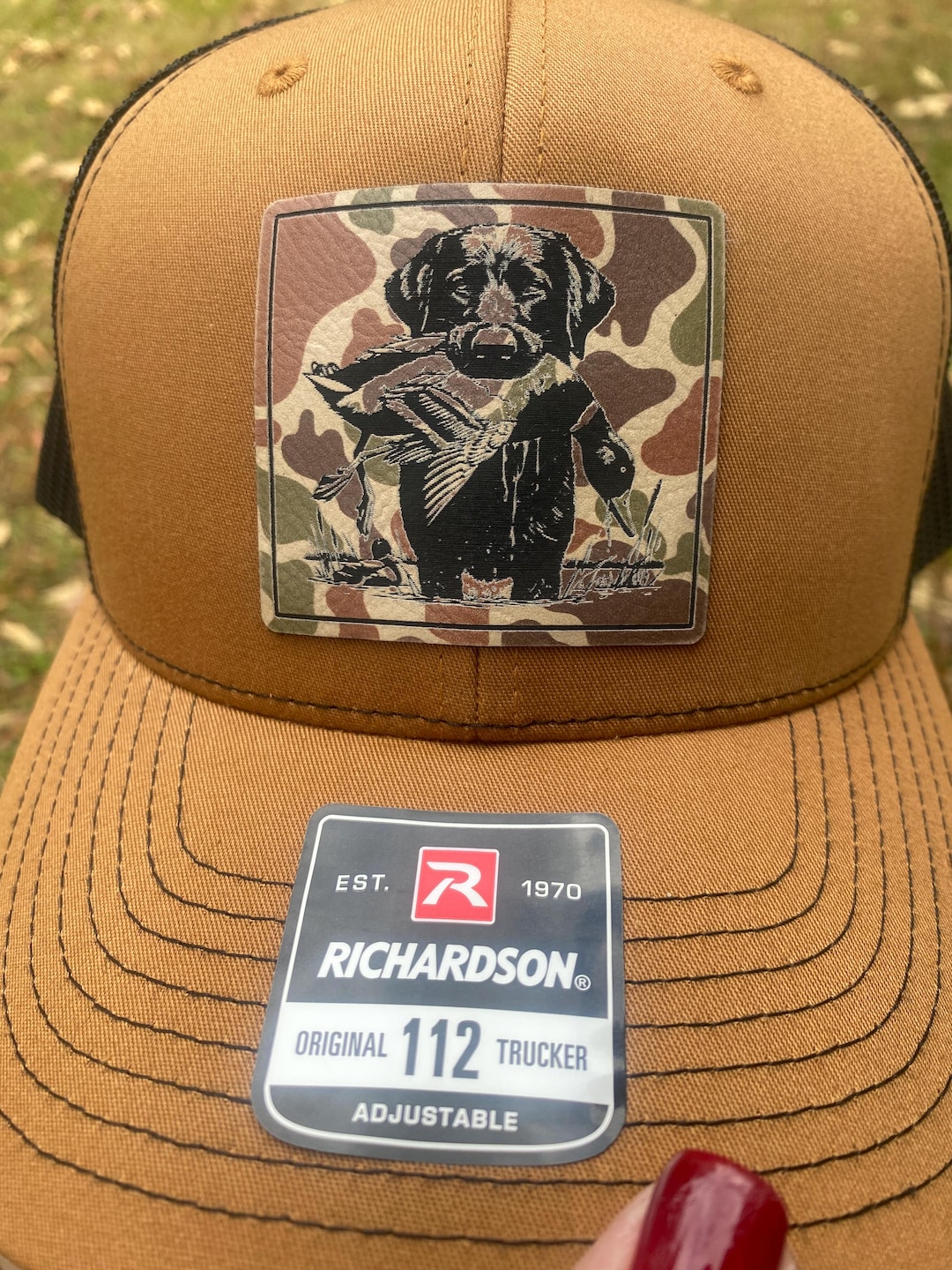 Hunting Dog Hat Labrador Retriever Gift for Black Lab Duck Hunter Hat ...